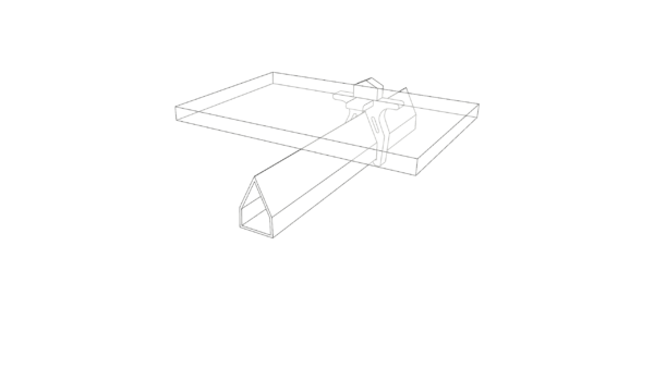 3 Sided Laser Pin - 3D Printable file - Image 3